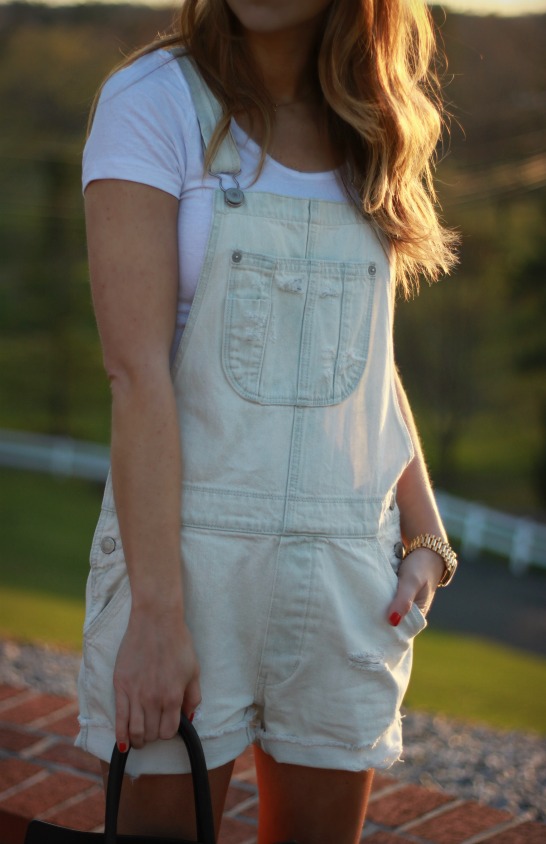 american overall shorts