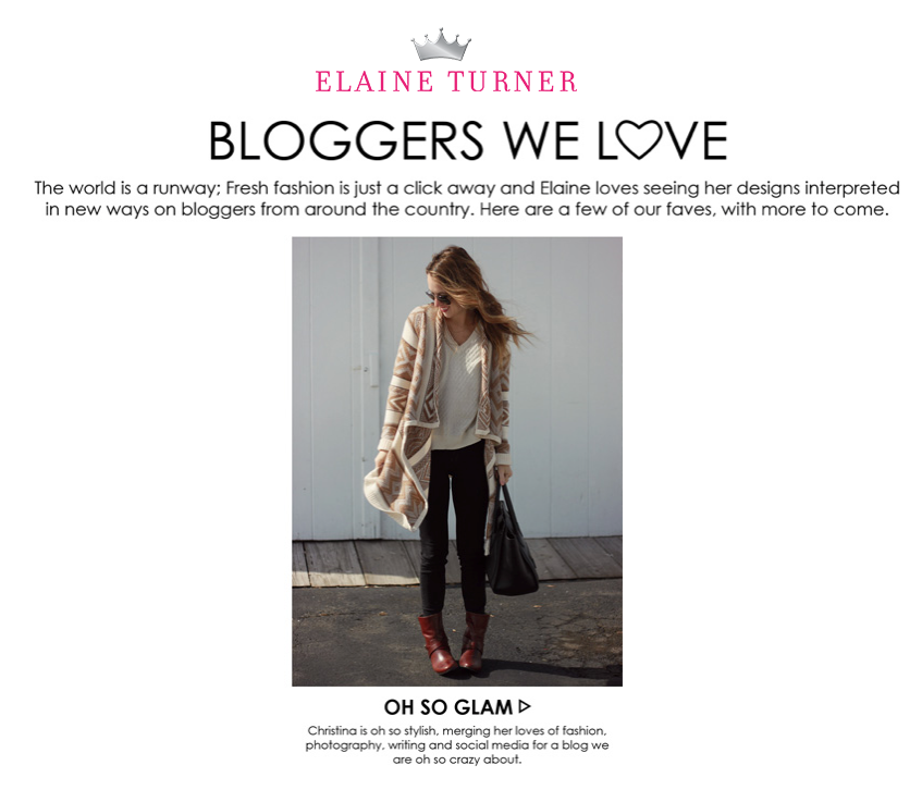 Oh So Glam/Elaine Turner