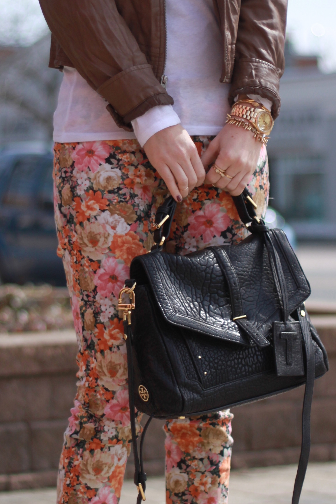 Floral Jeans