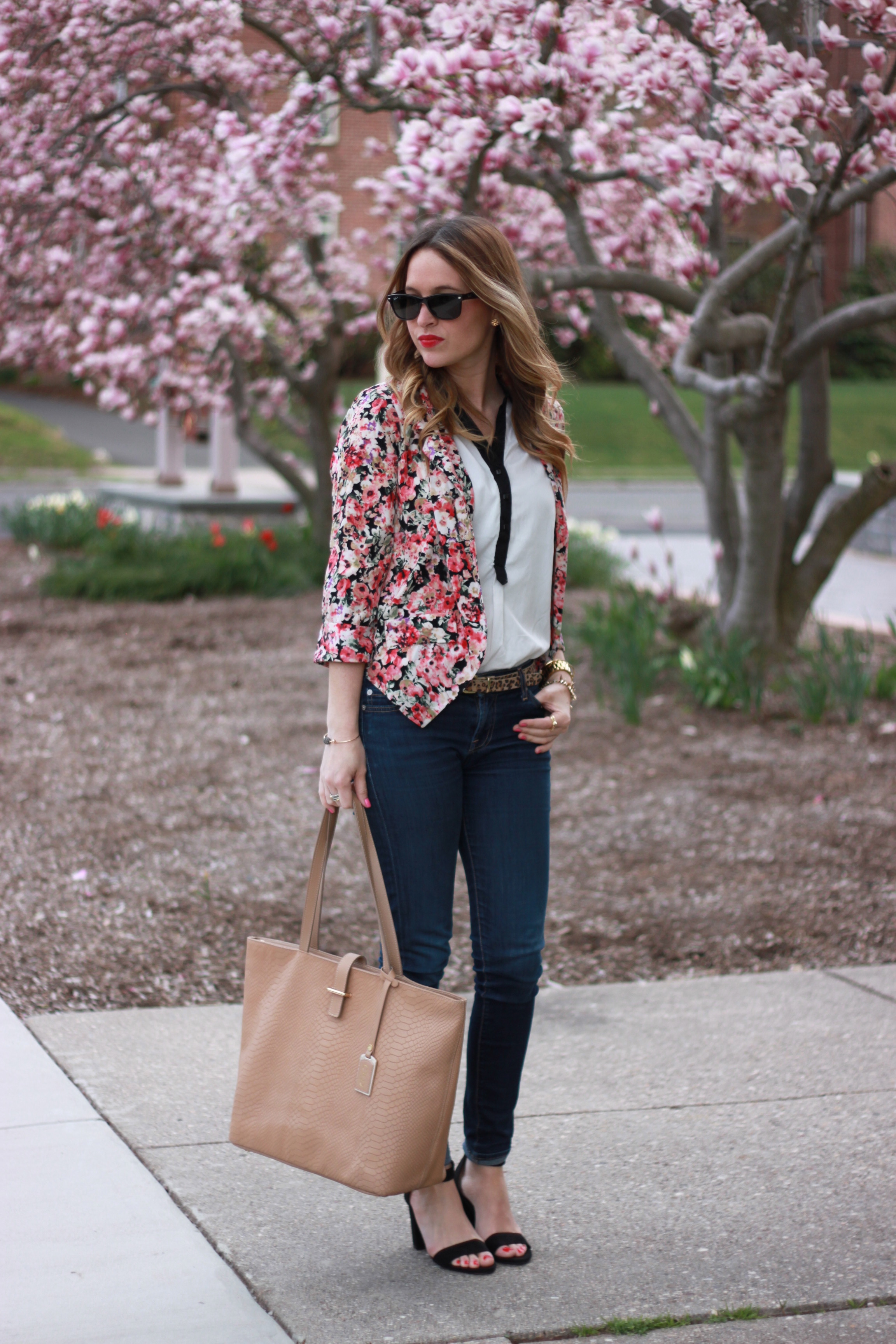 Floral Blazer