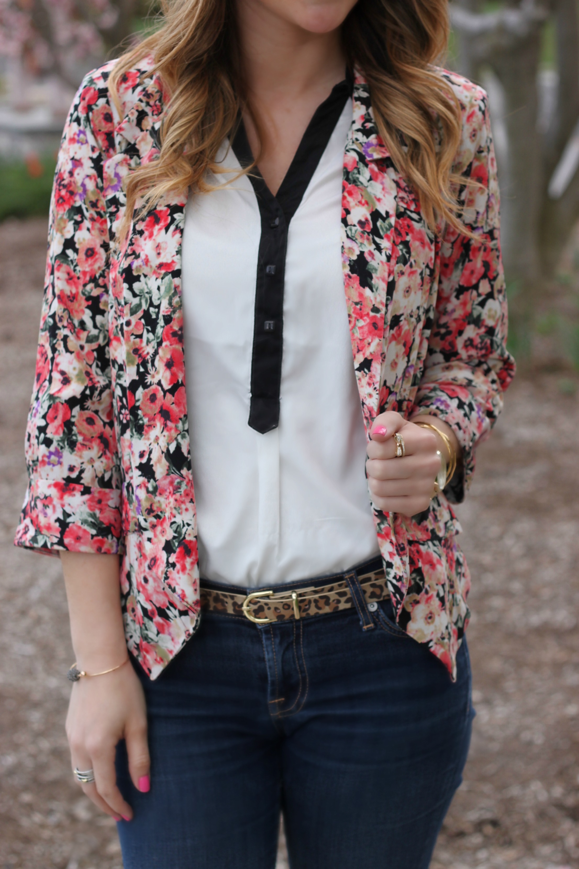 Floral Blazer