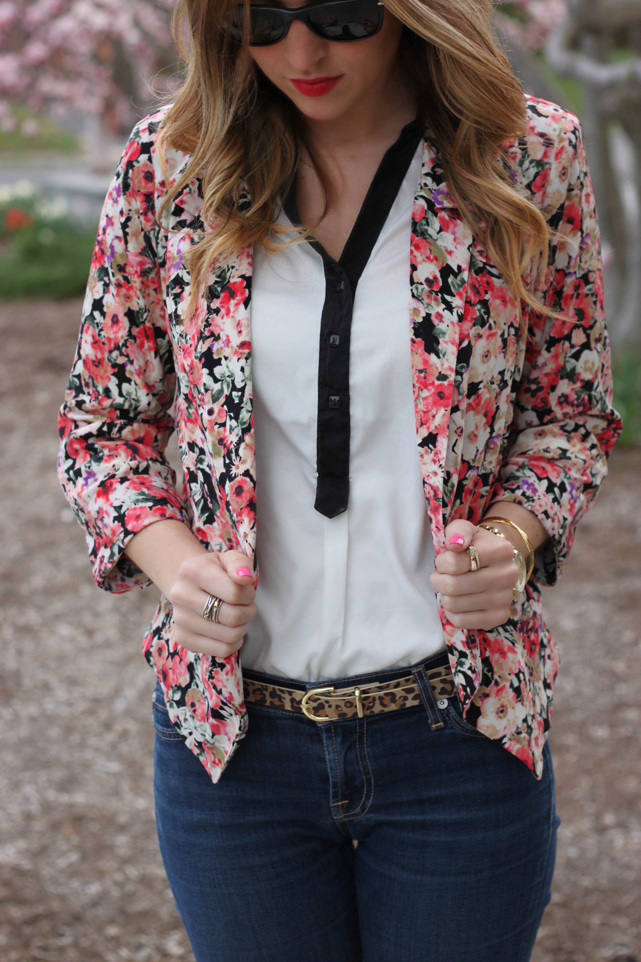 Floral Blazer