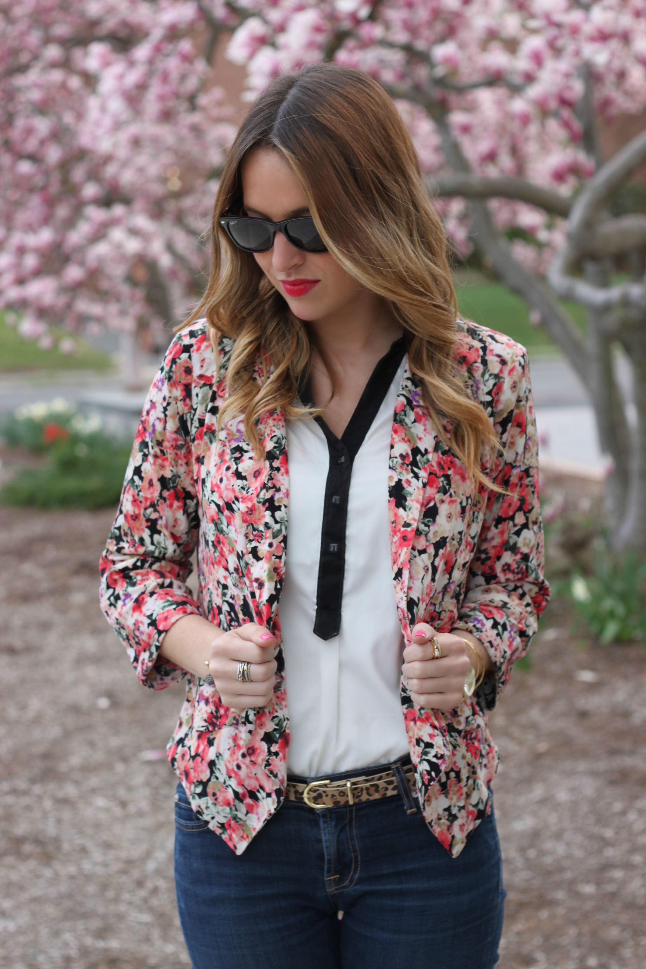 Floral Blazer