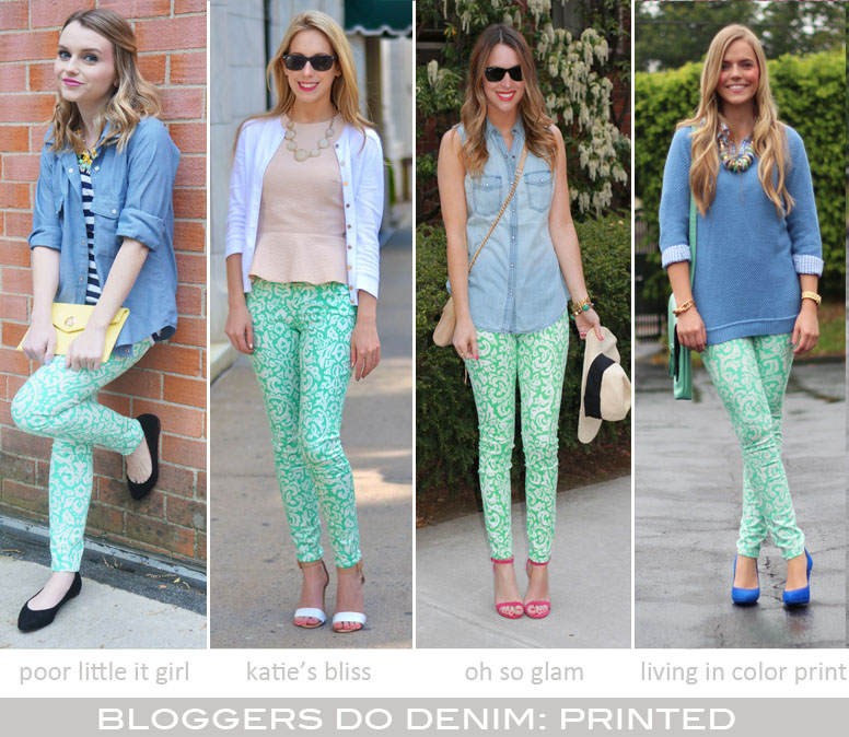 Bloggers Do Denim-Printed