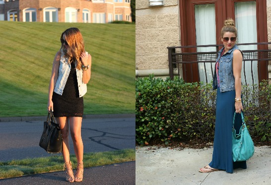 Denim Vest Collage