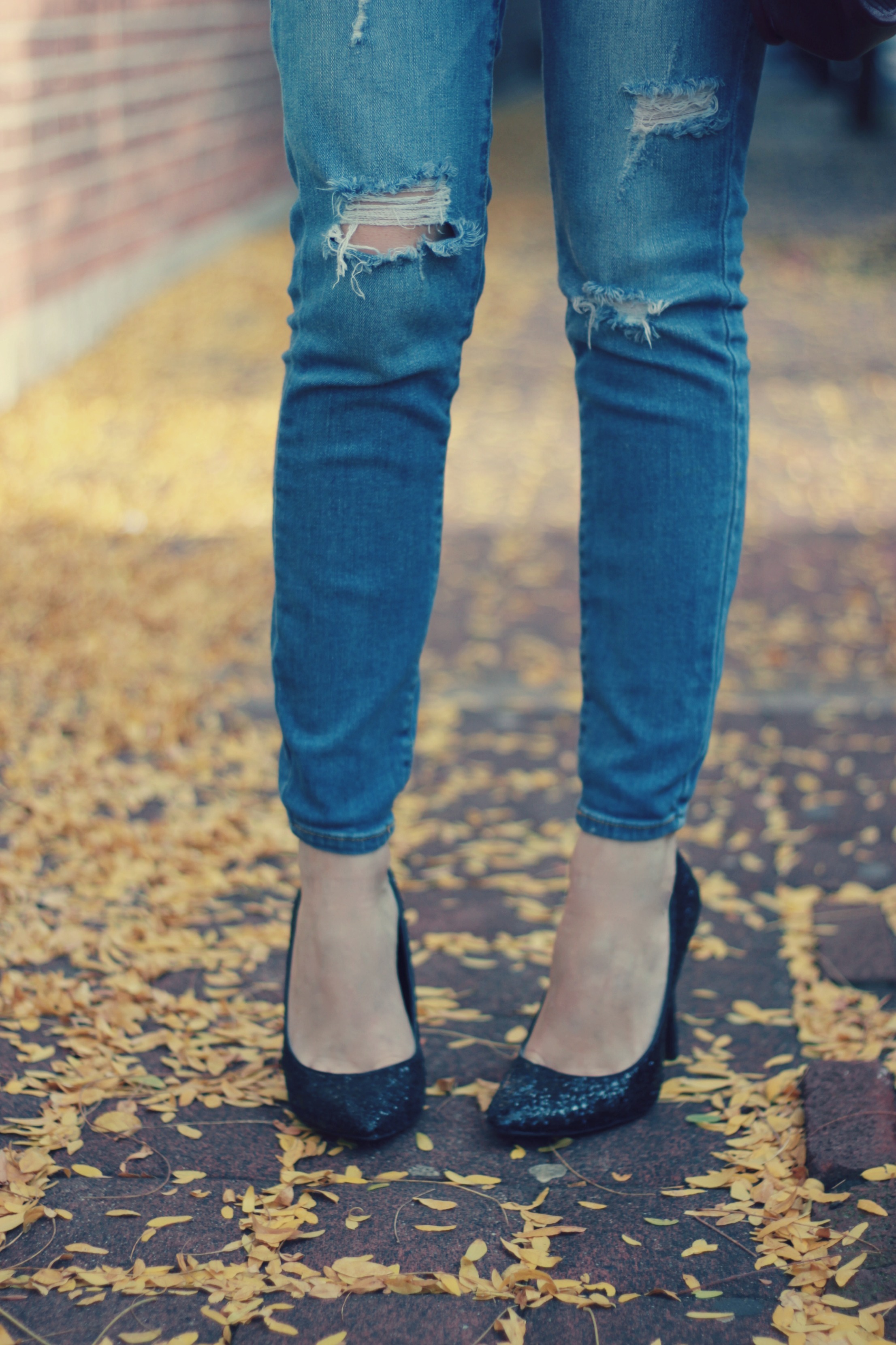 Oh So Glam: Distressed Denim