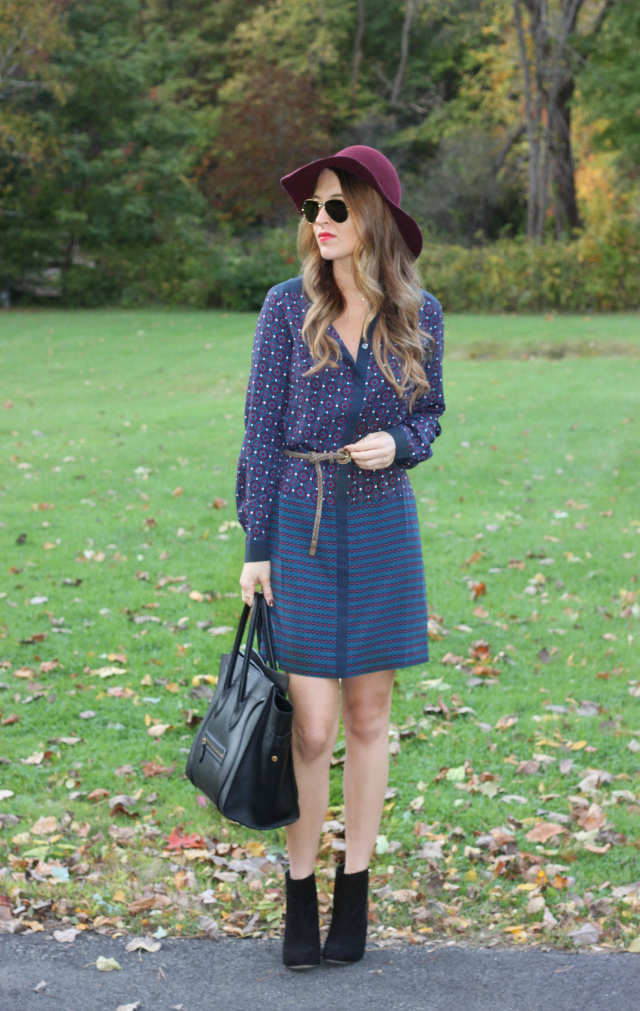 Oh So Glam: Fall Shirtdress