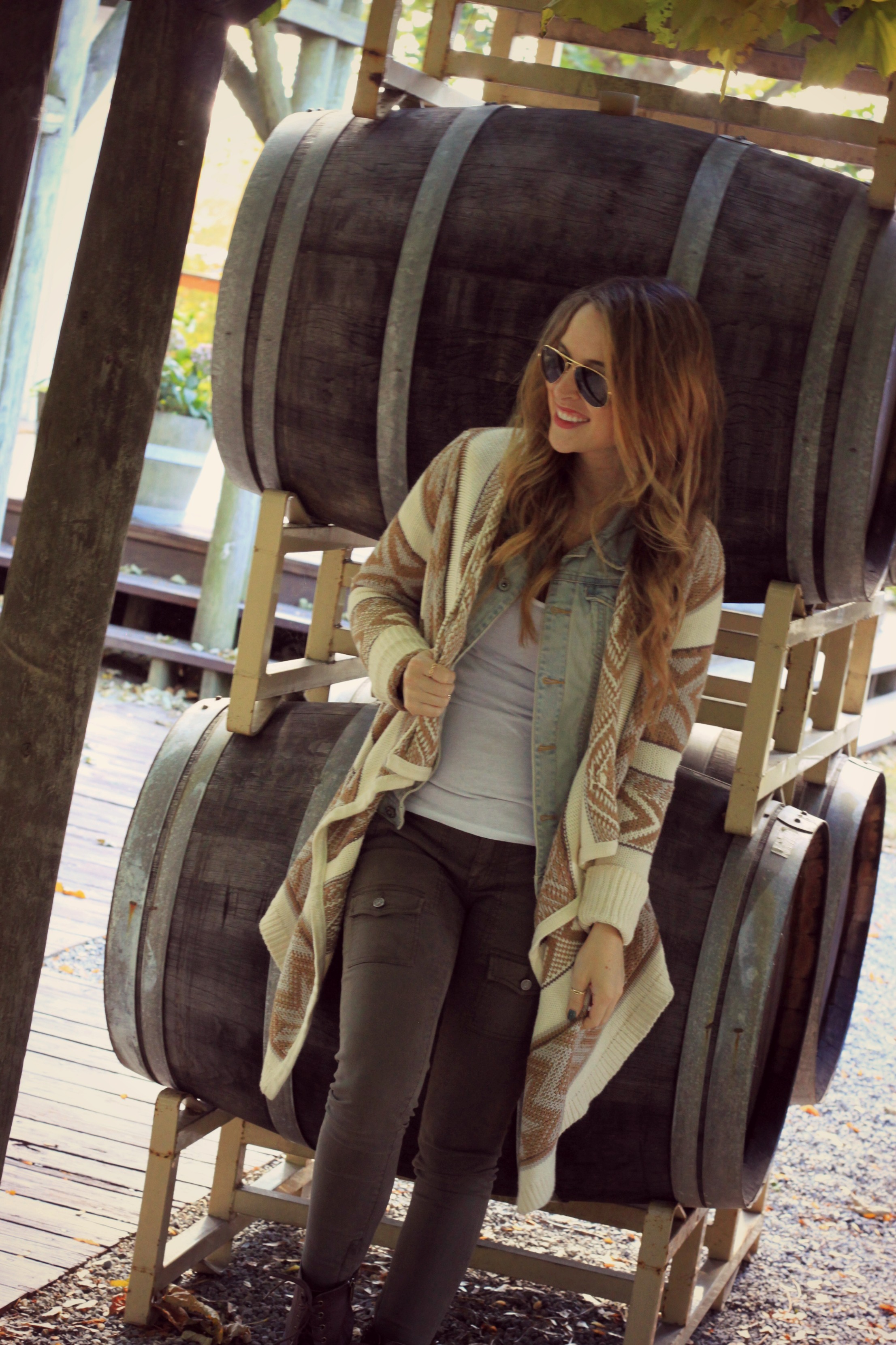 Oh So Glam: Fall Wine Tour Outfit