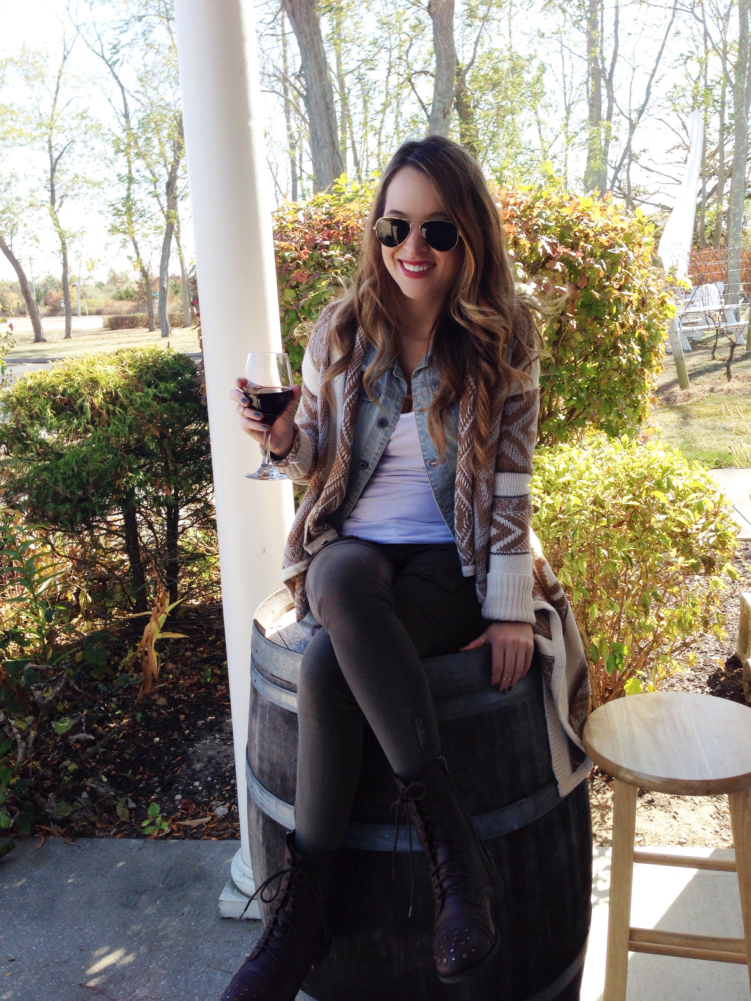 Oh So Glam: Fall Wine Tour Outfit