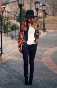 Oh So Glam: Floral Bomber