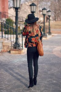 Oh So Glam: Floral Bomber