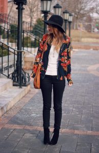 Oh So Glam: Floral Bomber