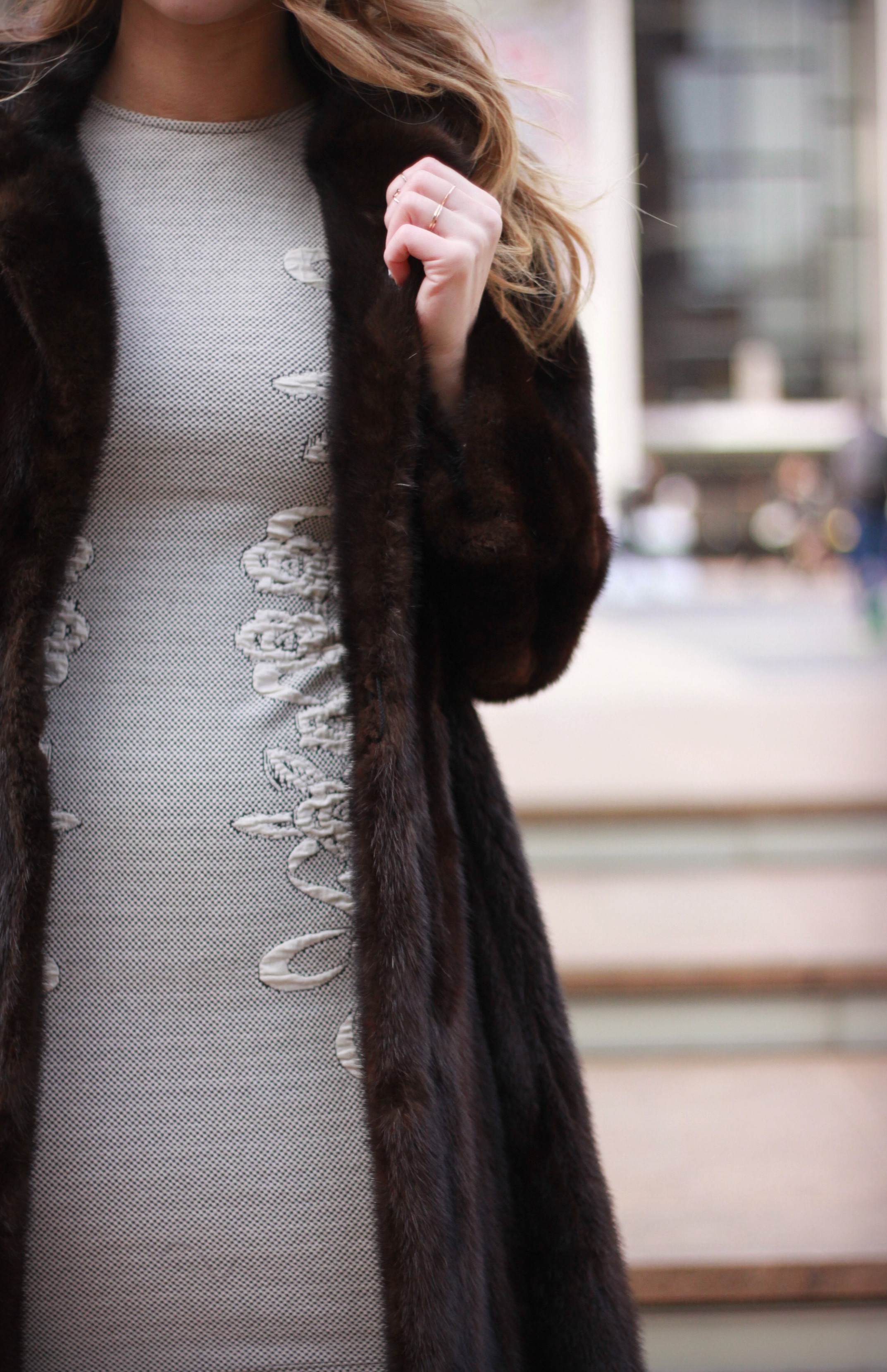 Oh So Glam: Jacquard Dress