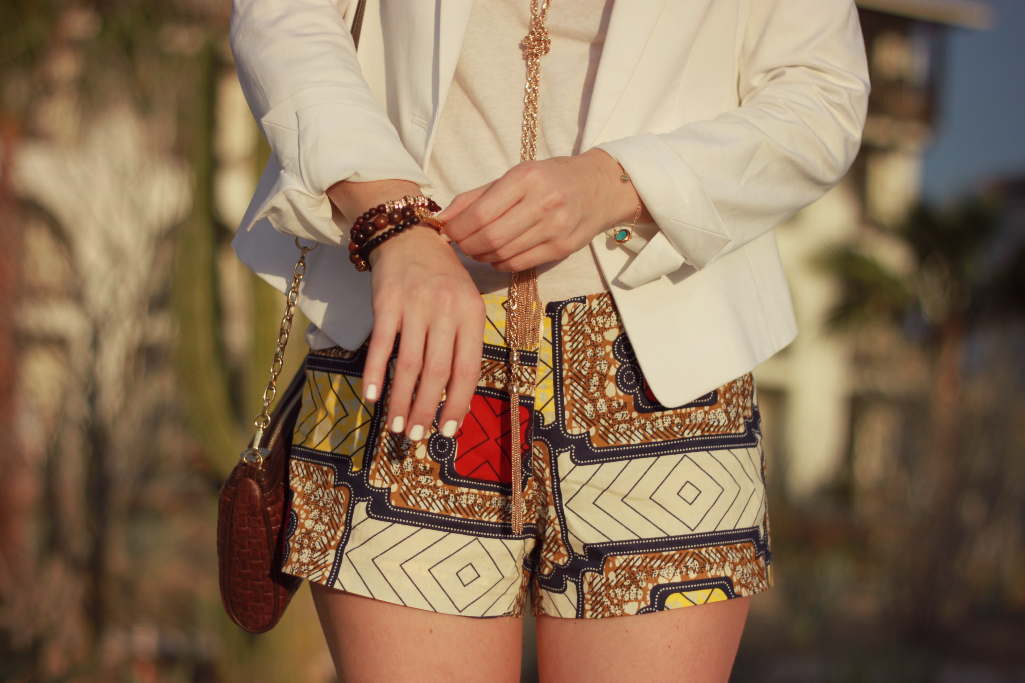 Oh So Glam: Printed Shorts