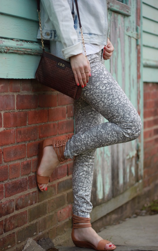 Big Star Printed Skinny Jeans