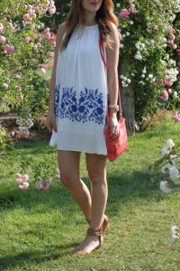 Oh So Glam: Blue Embroidered Dress