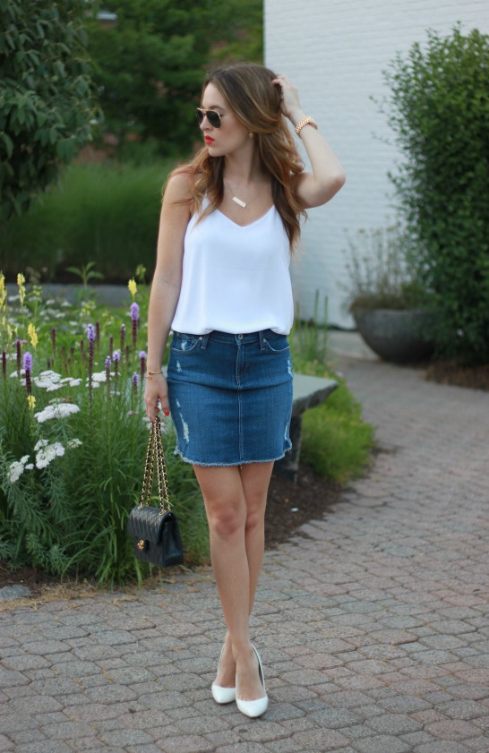 Oh So Glam: The Denim Skirt