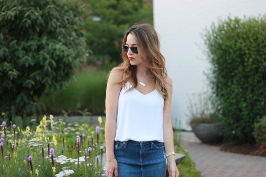 Oh So Glam: The Denim Skirt