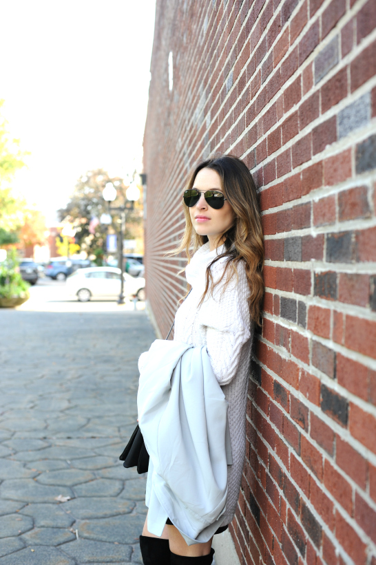 Oh So Glam: Grey Trench