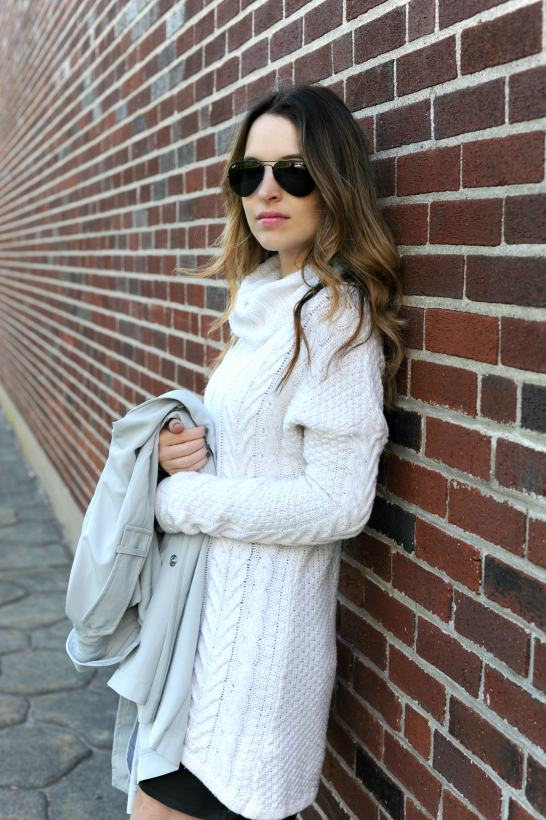 Oh So Glam: Grey Trench