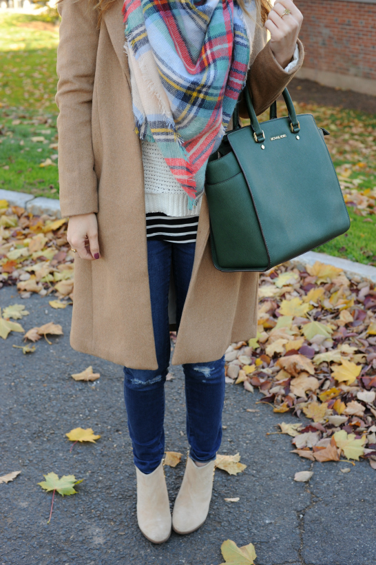 Oh So Glam: Plaid & Camel