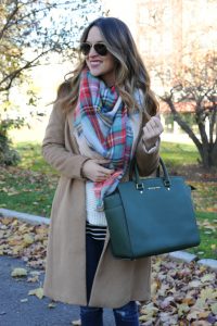 Oh So Glam: Plaid & Camel
