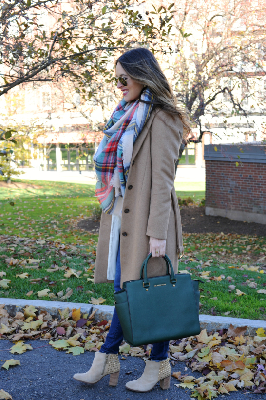 Oh So Glam: Plaid & Camel