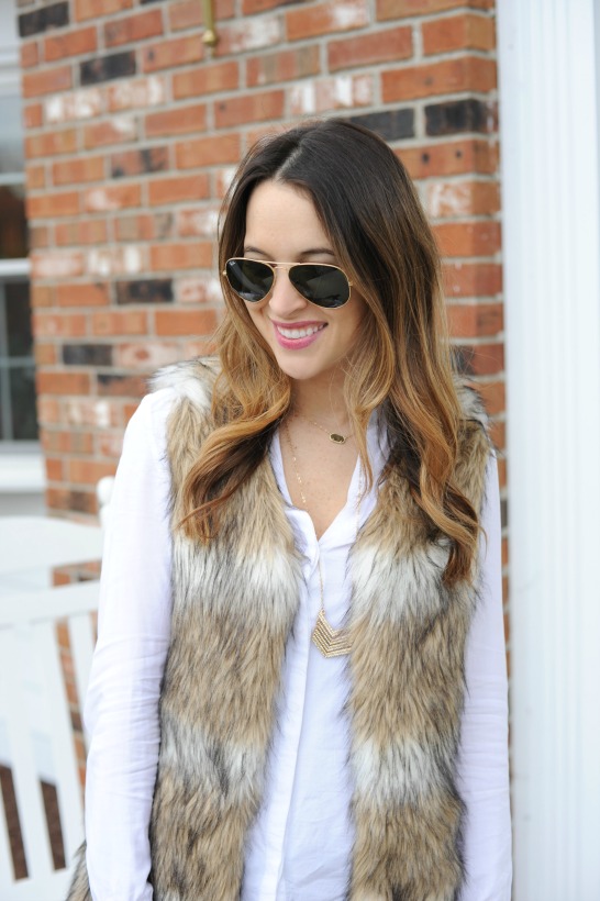 Oh So Glam: Faux Fur Vest