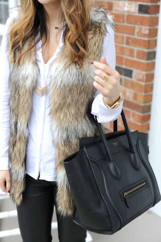 Oh So Glam: Faux Fur Vest