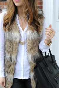 Oh So Glam: Faux Fur Vest