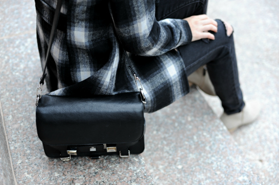 Oh So Glam: Plaid Peacoat