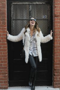 Oh So Glam: Draped in Plaid