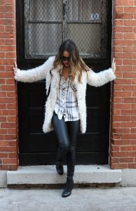 Oh So Glam: Draped in Plaid