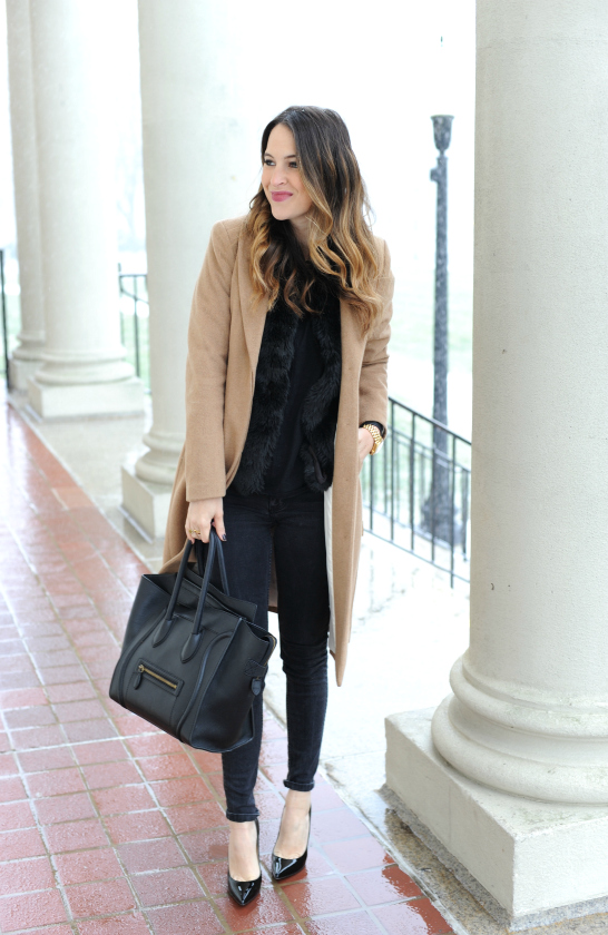 Oh So Glam: Camel & Black