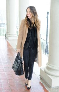 Oh So Glam: Camel & Black