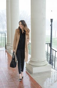 Oh So Glam: Camel & Black