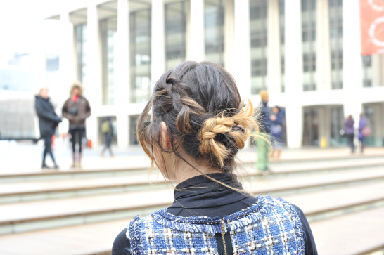 Messy Braided Bun