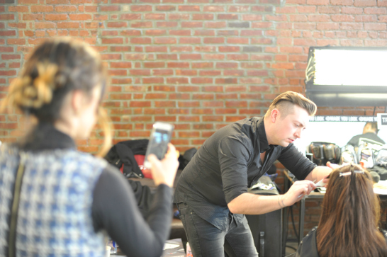 TRESemme Backstage at Marissa Webb Winter 2015 NYFW