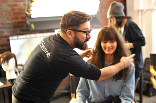 TRESemme Backstage at Marissa Webb Winter 2015 NYFW