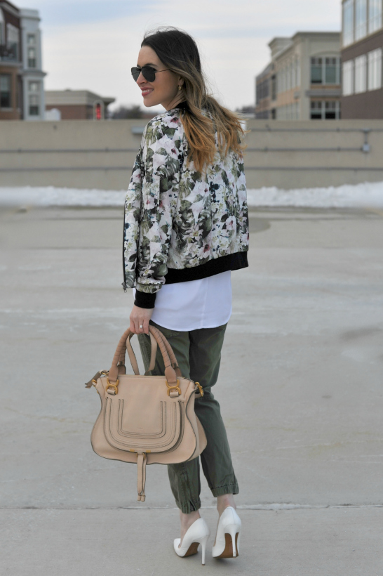 Santuary Clothing Floral Bomber Jacket