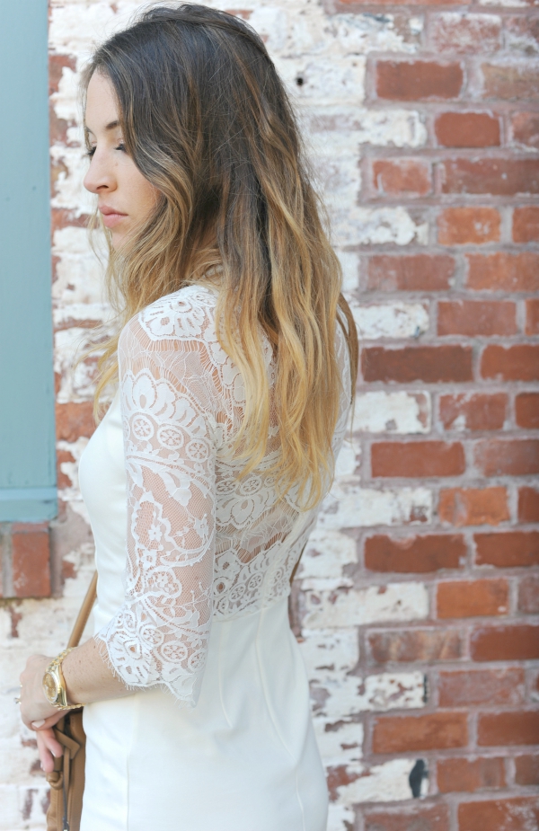BB Dakota Princeton Ivory Lace Dress