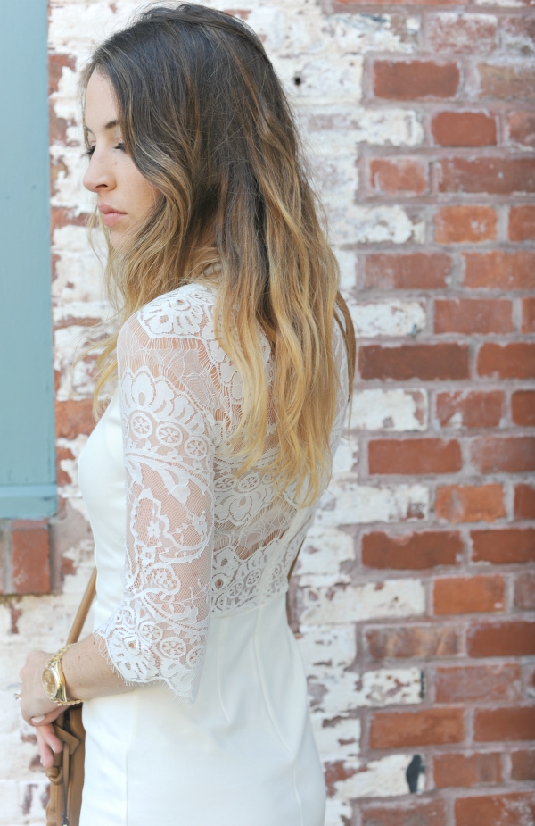 BB Dakota Princeton Ivory Lace Dress