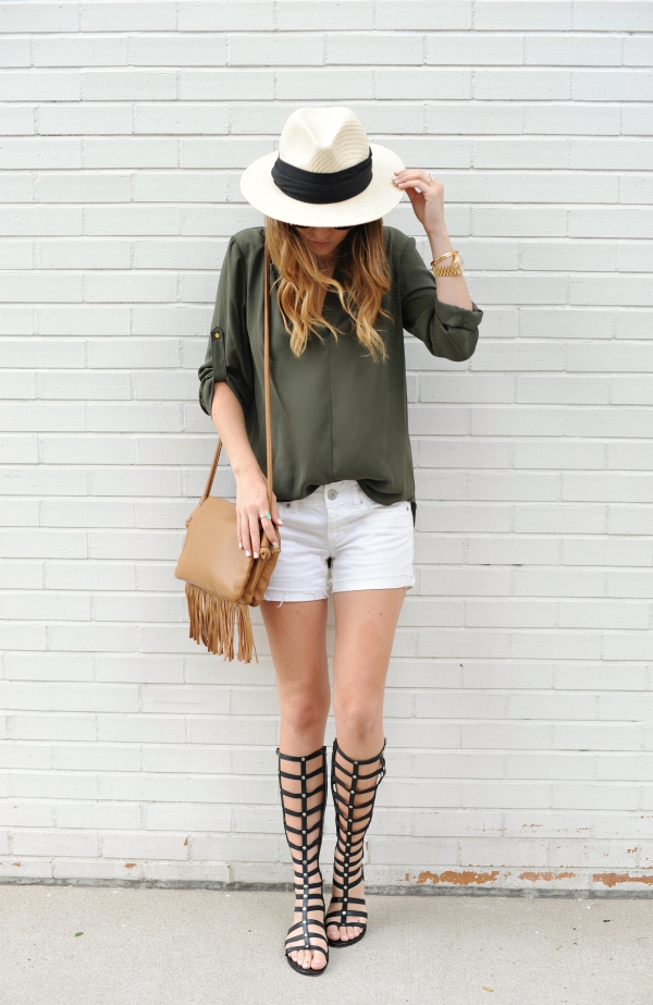 Tall Gladiator Sandal Outfit