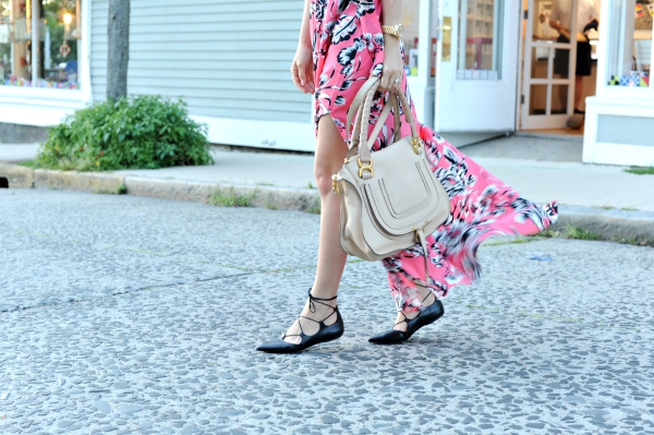 Black Lace Up Flats