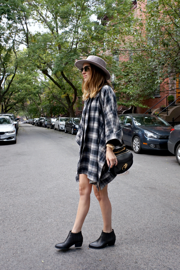 Plaid Cape Outfit