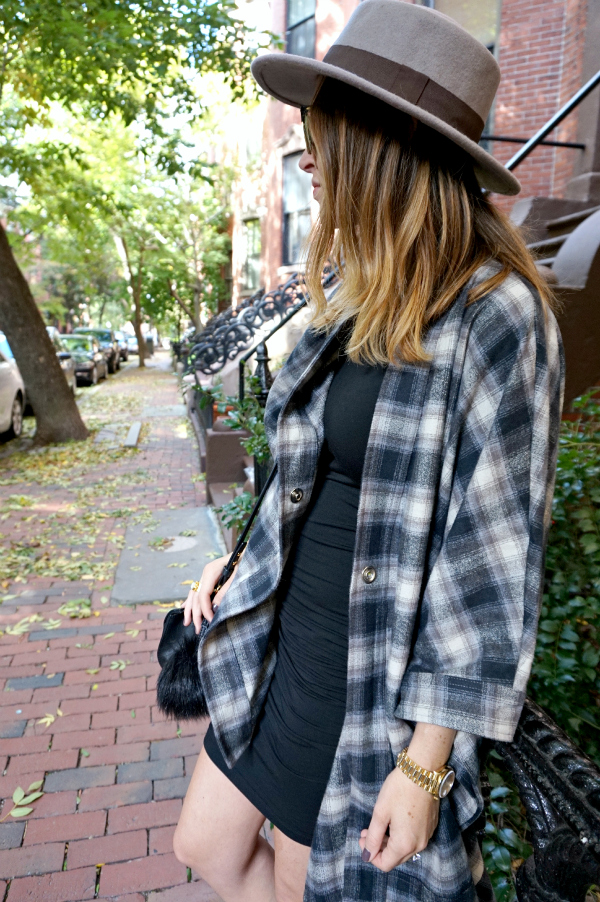 Plaid Cape Outfit