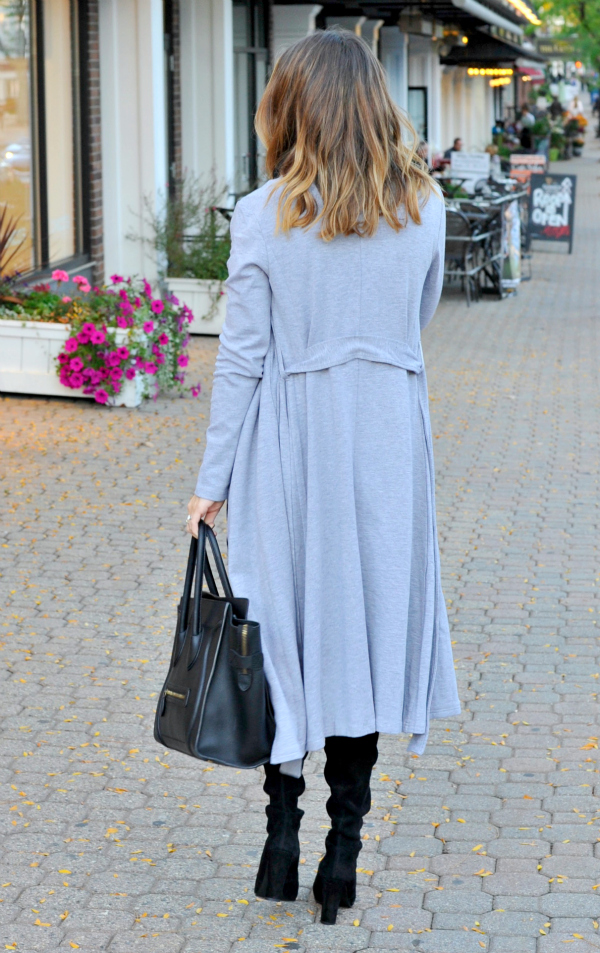 The Fifth Label Sanctuary Heather Grey Belted Coat