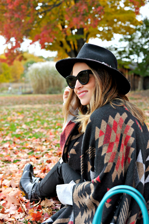 Chicwish Aztec Blanket Cape