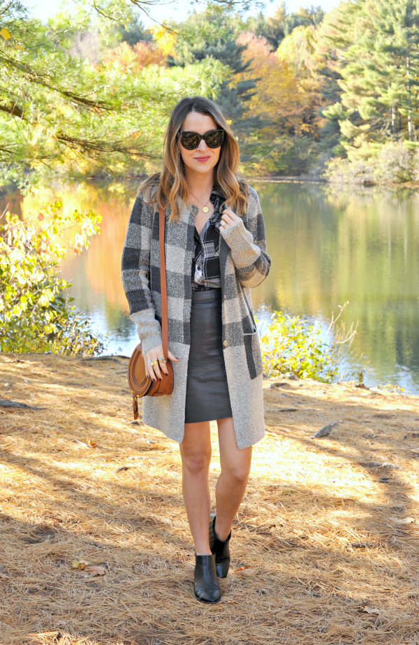 Leather Skirt Outfit