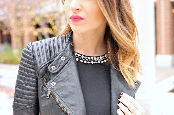 Leather Jacket Holiday Style